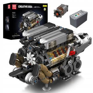 Mold King Technic (W16) Šestnásťvalcový motor Model Stavebné bloky